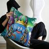 Dragon Quest Rocket Slime Personalized Pillow Cover Kids Bedroom Wild Party Decor Pillowcase Kid Birthday Shower Gift
