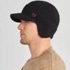 Unisex Winter Ear Protecting Beanie Hat with Fleece,Plush Comfortable Windproof Warm Pullover Cap for Outdoor Camping,Dailywork