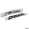 Diesel engine logo three-dimensional English body paste logo rear trunk decorative paste fender side label tailgate logo