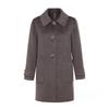 G·TENNA KF85-16 Women's Mid-Length 100% Wool Coat