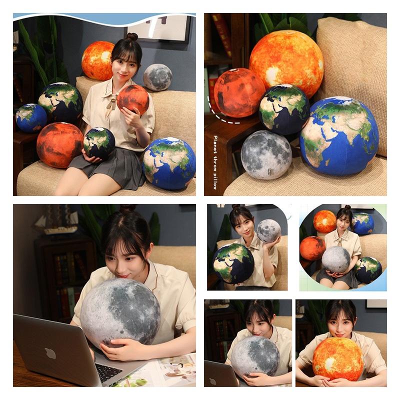 Innovatives Sonnensystem Pädagogisches Planetarisches Plüschkissen Spielzeug Dekoration