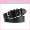 Leather Men Pu Belt With Alloy Pin Closure For Business And Leisure Activities
