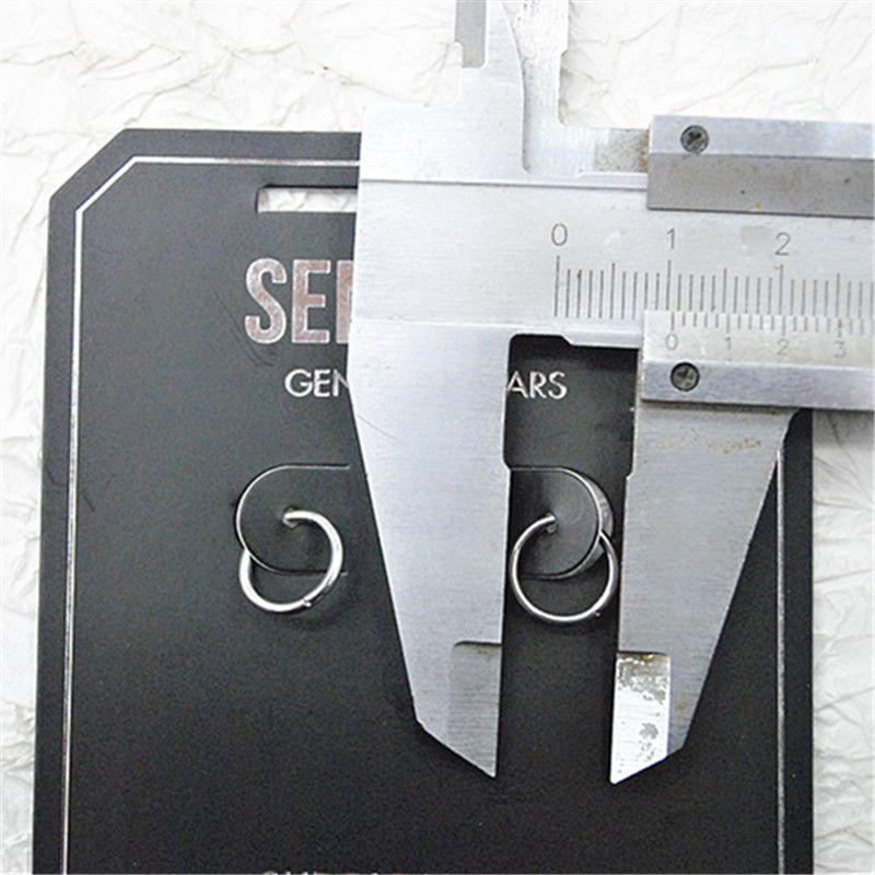 Qingdao Kanila Foreign Trade Jewelry European and American Niche Surgical Steel Material Anti-Allergy Ear Piercing Daily Earrings