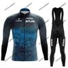 Quick Dry Cycling Jersey Set Long Sleeve Road Bike Bicycle Wear Winter Men Women