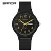 Sanda Unisex Jugend Quartz Prüfungsuhr mit Doppelkalender