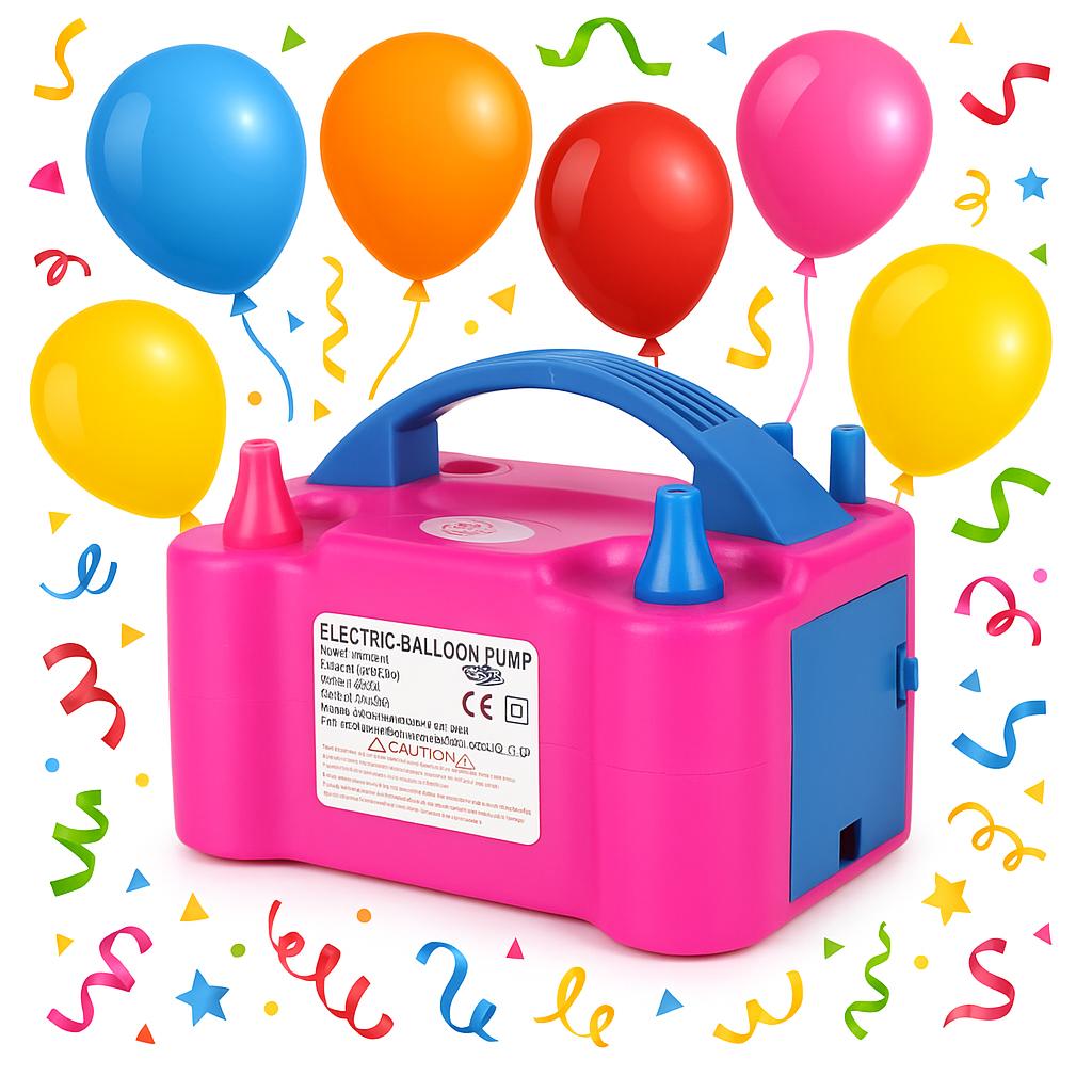 Electric balloon pump, fast for inflating balloons
