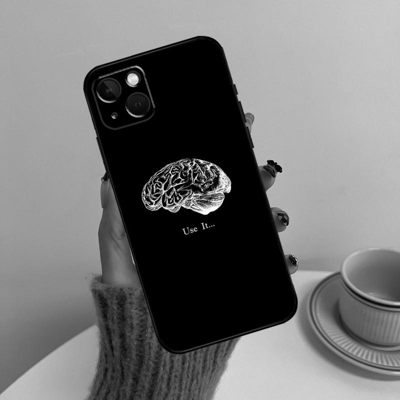 Medical Human Organs Brain Kidney Phone Case For iPhone 15 Pro Max 11 12 13 14 16 17 Pro Max mini Plus 16e 17 Air Cover Funda