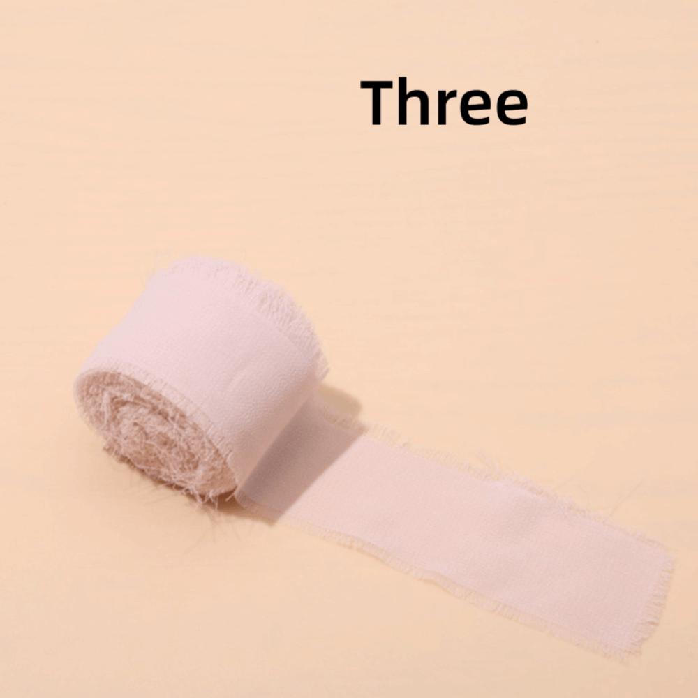 3 Rolls 5m Fringe Chiffon Silk Ribbon DIY Craft Hairy Chiffon Ribbon  Wedding Invitations