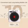 Portable Large Battery Bluetooth Speaker Vintage Vinyl Record Machine HIFI Sound Effects Super Standby  Radio New 112.4*105*57mm