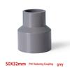 PVC Water Pipe Reducer Connector for Varied Diameters: 20, 25, 32, 40, 50, 63, 75mm