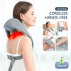 Neck and Shoulder Massage Shawl Heating Kneading 6D Massage Head Deep Massage and Muscle Relaxation Adjustable Wearable Massager