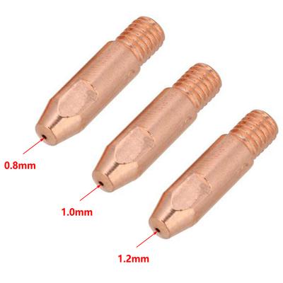 0,8/1,0/1,2 mm měděný kontakt 1ks měděný kontakt MIG/MAG