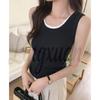 Women's Ribbed Sports Tank Top: Slim-Fit, Versatile, Anti-Exposure Sleeveless Inner Wear for Summer.