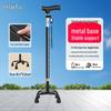 Bengala de Caminhada Retrátil de Quatro Pernas LeLaifu Ret para Idosos