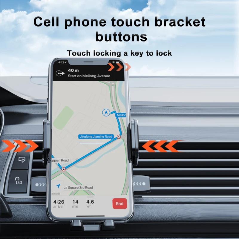 Universal Car Dashboard Phone Holder Auto Cellphone Stand for GPS Navigation Desk Windshield Hanging Bracket