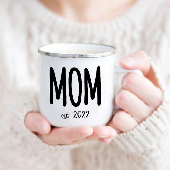 Mothers Day Gift for Mom Mommy Birthday Gifts Best Mom Ever Mug Mommy Coffee Mugs Mother Drink Cup Tea Enamel Cups