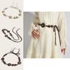 Ethnic Style Handwoven Waist Cord For Ladies With Tying Design For Summer Outfits