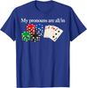 Mijn Pronomina staan allemaal op dit grappige Poker Speler Gok T-shirt