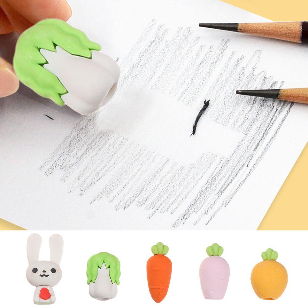 

Принадлежности, 6 шт., игрушки для вечеринок, забавные школьные канцелярские принадлежности на Пасху, ластики для карандашей, мини-ластики