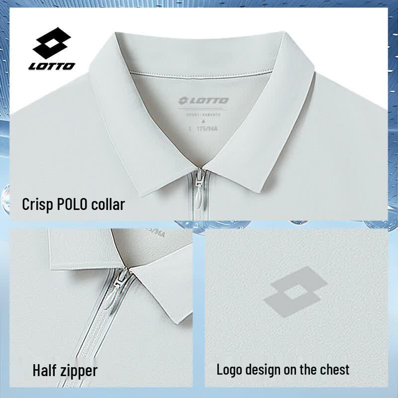 Lotto Men's Breathable Cooling Polo Shirt