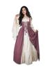 Plus Size Medieval Renaissance Cosplay Long Dress Halloween Costume