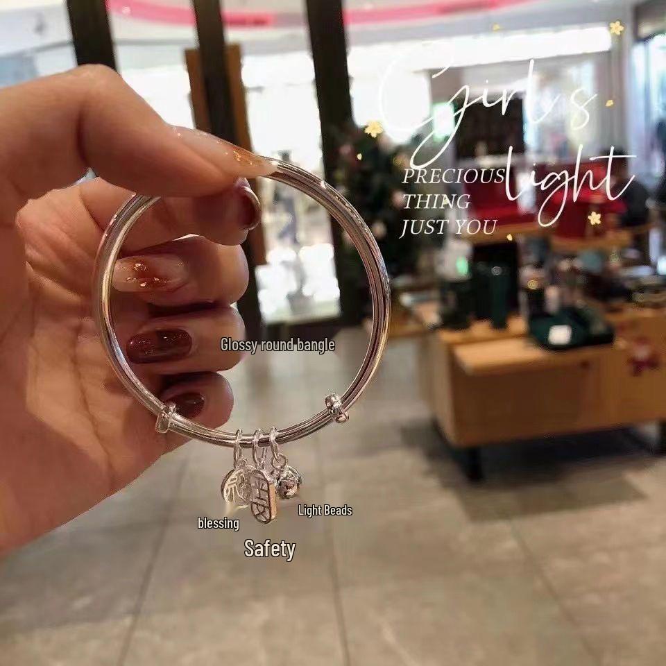 Peace Bell Fortune Light Bangle: Women's Stylish Gift for Best Friend or Girlfriend
