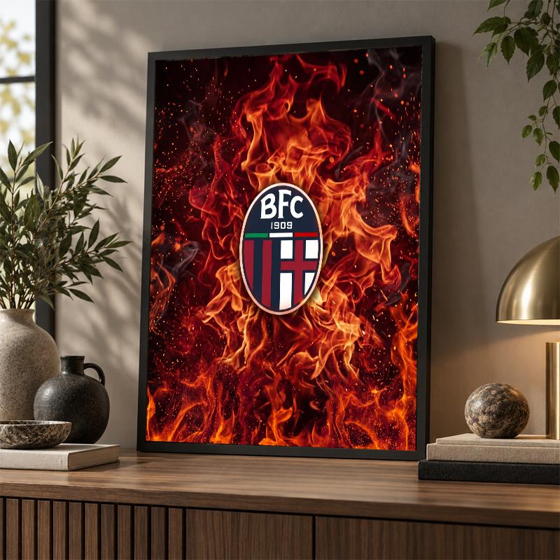 Bologna FC Diamond Painting Kit 5D Full Drill DIY Diamond Mosaic Wall Art Home Decor