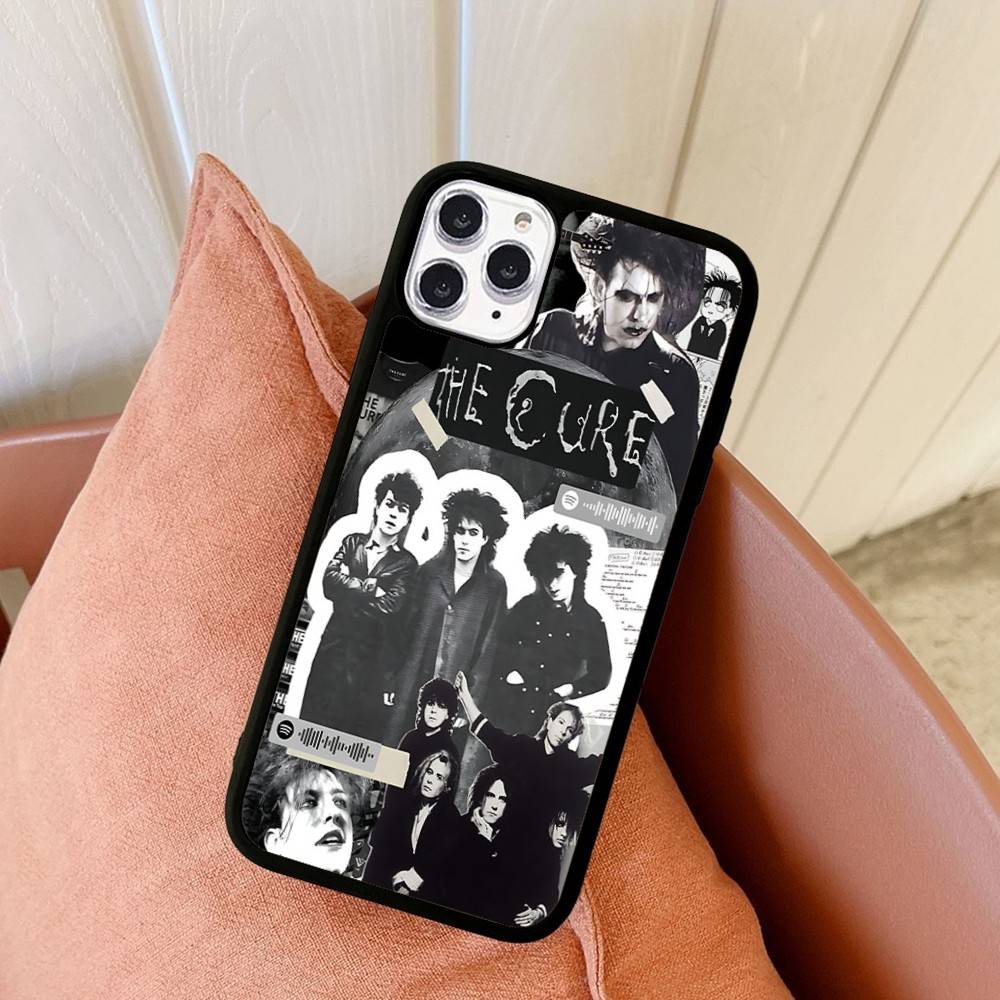 Rock Band THE C-CURE Music Phone Case Wireless Charging PC+TPU For IPhone 11 12 13 14 15 16 17 Pro Max Plus Case