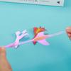 5pcs Dinosaur Launch Dinosaur Plastic Flying Dinosaur Finger Toys  Children Gift
