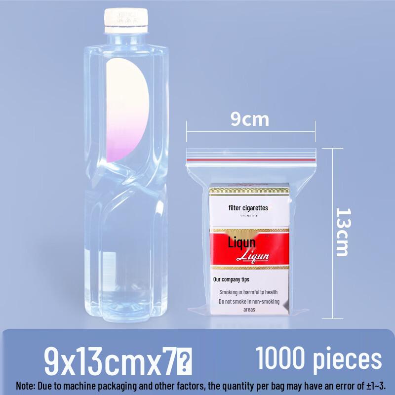 Thickened Transparent Resealable Food Storage Bags
