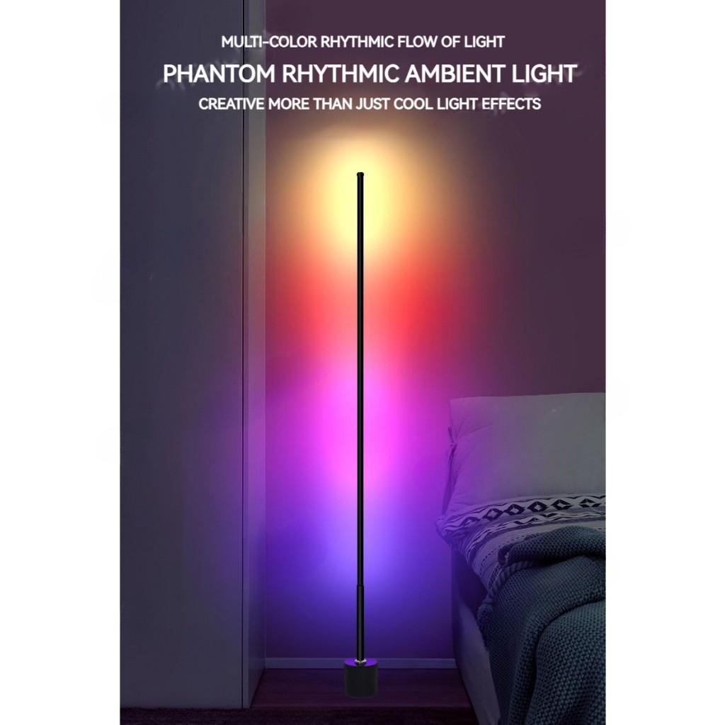 Living Room Bedroom Remote Control Luxury Standing Lights Household RGB Floor Lamp LED Modern Nordic Minimalist Light