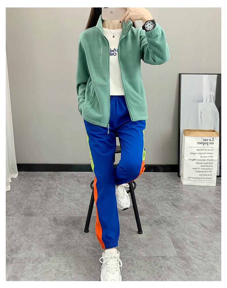 Autumn Winter Thickened Stand Collar Fleece Jacket