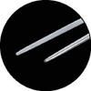 TRUSCO High Precision Stainless Steel Tweezers 170mm Luce Type TSP-81