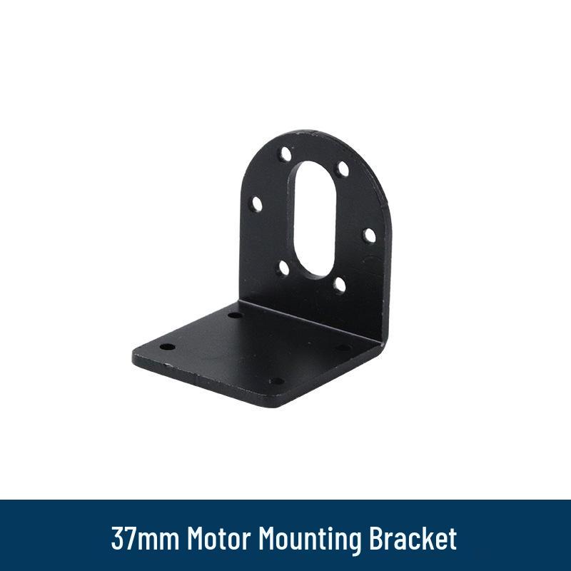 DC Gear Motor with Worm and Planetary Gearbox and Mounting Bracket