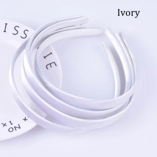 20 Stück/Los 1,5 cm Breite Haarreifen Stirnbänder für Frauen Kinder Haarband Haaraccessoires Satinband Haarband Stirnband Make-up Sport