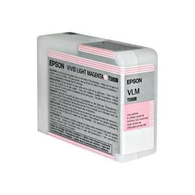 EPSON Pack De 1 Cartouche T580 - Magenta Vif Clair - Standard 80ml