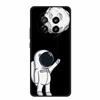 Funda For Honor Magic7 Pro Case Cute Cartoon Black Silicone Soft Phone Cases For Honor Magic 7 Pro Back Cover Case 7Pro Coque