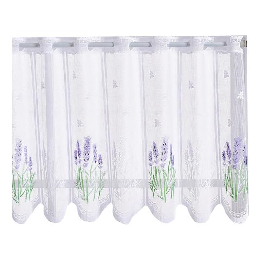 baizihuahu Lace Short Curtain, Half Windows French Style Hollow Gauze Sheer, Dustproof Curtain for Cabinets Bay