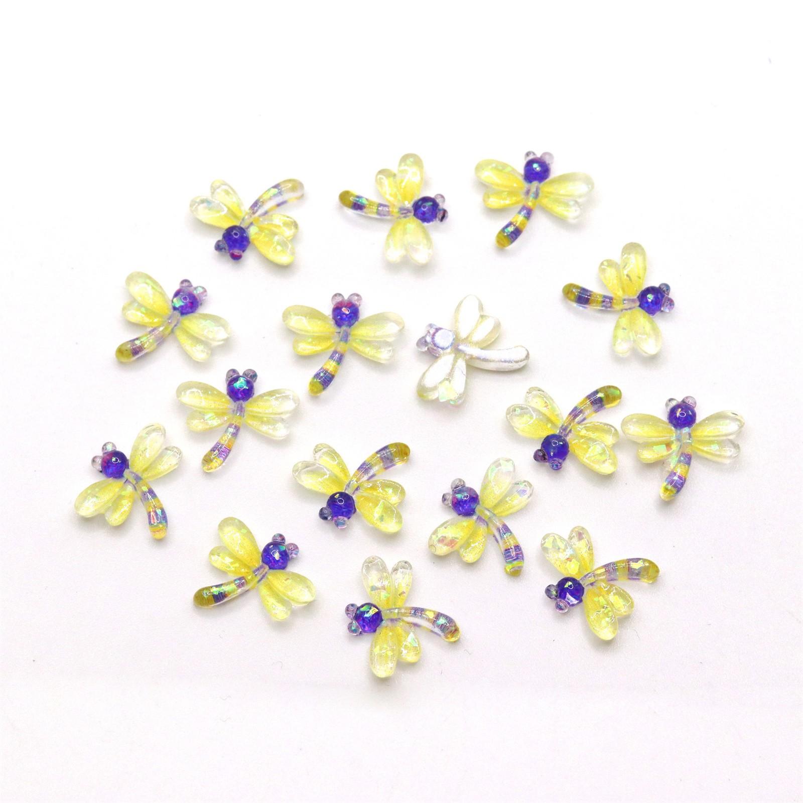 

50 шт. смоляных блесток, милых кристаллов, красочных художественных ногтей, плоских страз, аппликаций, сделай сам, свадебный скрапбукинг, декор, ремесло One Size жёлтый