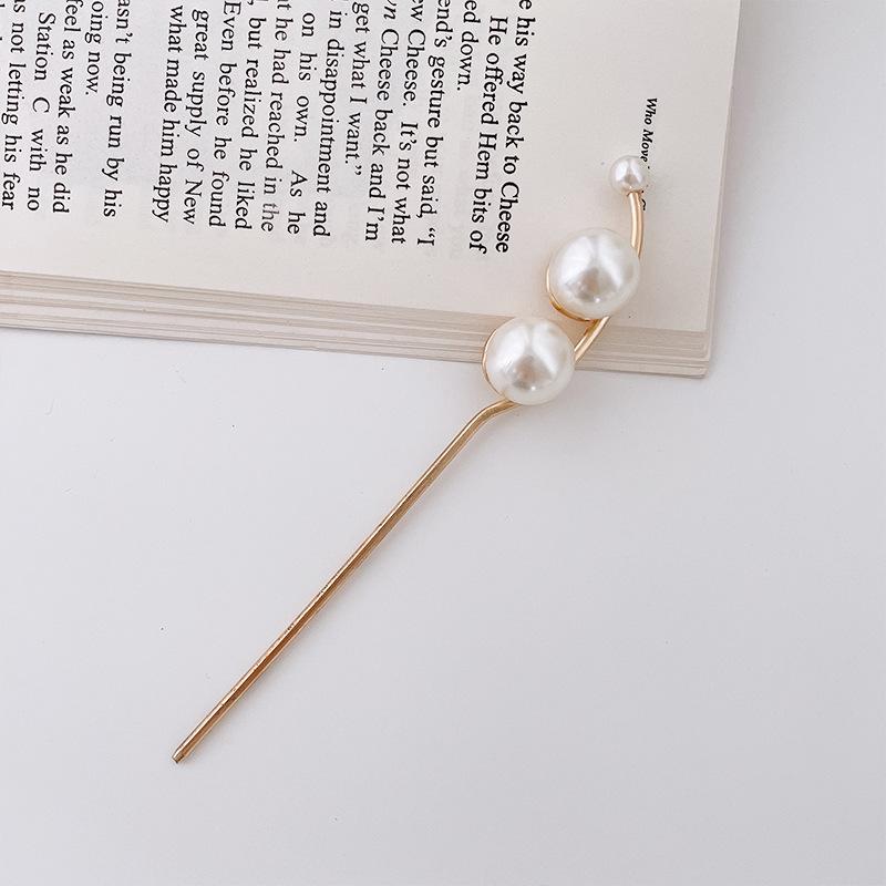 Koreanische Haarnadel Damen Haarspangen Elegant Perle Haarstäbe Mädchen Haarspange Haaraccessoires Neue Mode Haarspangen Haarspange