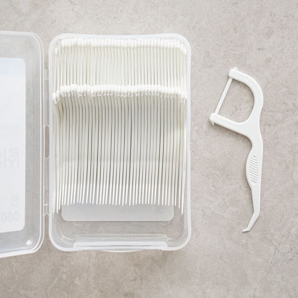 Transparent Case Interdental Floss 40 Pieces