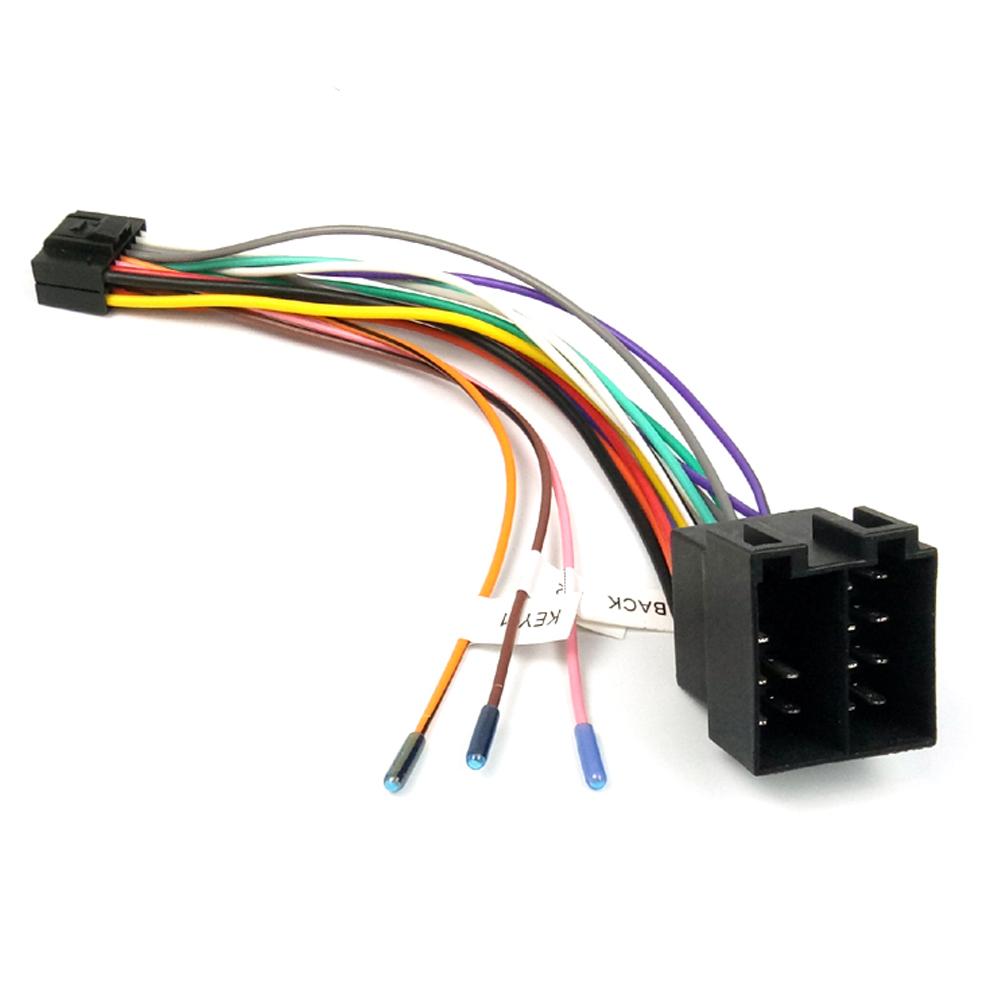 Radio Auto Stereo Adaptor Cablu ISO 16 Pini ABS Universal Mufă Tată La Conector Mamă Cablaj Pentru Pioneer AEG Audiov Q3Z7