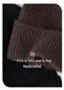 Women's 100% Pure Cashmere Hat - Stylish Solid Color Ear Protection for Autumn/Winter