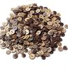 50pcs Lot 18mm Brown Coconut Shell-4 Holes-Buttons Sewing Scrapbooking Diy Clothing Accessories
