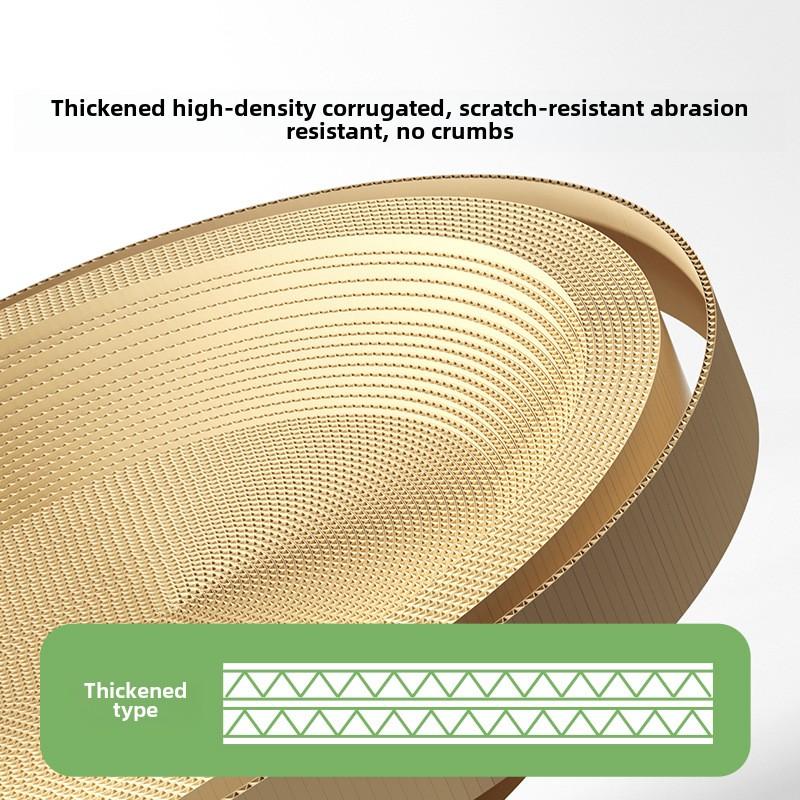 Cat Oversized Big Mac English Logo Cat Scratching Board Wear-resistant and Scratch-resistant Corrugated Cat Litter Integrated Pet Cat Toy