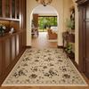 Premium entry door location can be cut at the door, entry carpet non-slip foot mat, household living room door mat retro leave-in