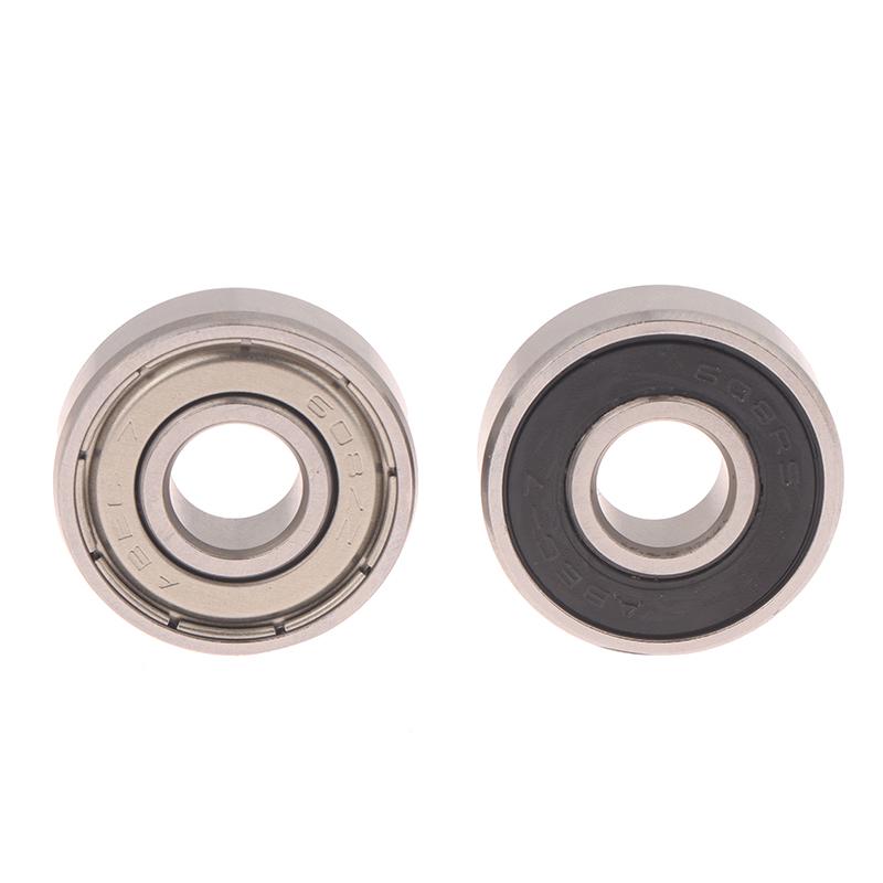 10Pcs 608Zz/608Rs Abec-7 Deep Groove 8X22X7Mm Mini Ball Bearing Carbon Steel For Skateboard Scooter 3D Printer Parts