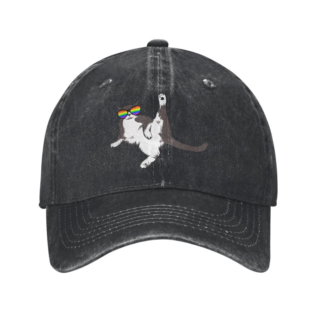 Równość LGBT Duma Świadomość dla Gejów Czapka z Daszkiem Unisex Kobiety Zniszczony Jeans Prany Snapback Kapelusz Outdoor Regulowany Czapki Kapelusz