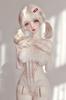 HAMRETHYPPZ BJD Kugelgelenkpuppe Puppe Puppe Dienstmädchen Sexy Spitze Dessous-Set für BJD Weißes Spitze Dessous-Set für Niedlichen Heimparty-Stil und Körper Nicht Weiß