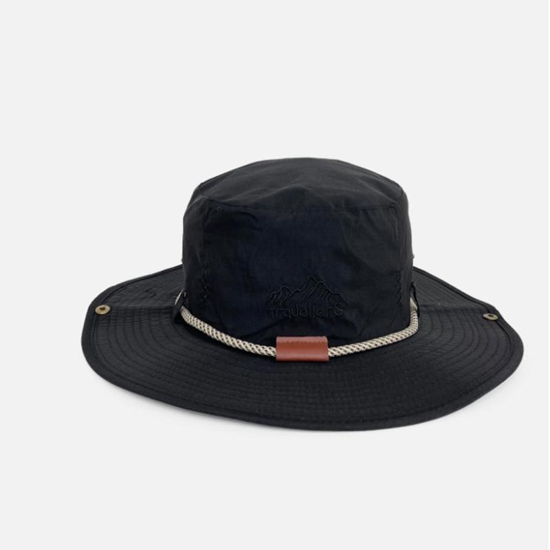 Bucket Hat Men Women Sunscreen Fishing Hat Outdoor Summer Breathable Fisherman Cap Hiking Climbing Camping Uv Protect Windproof